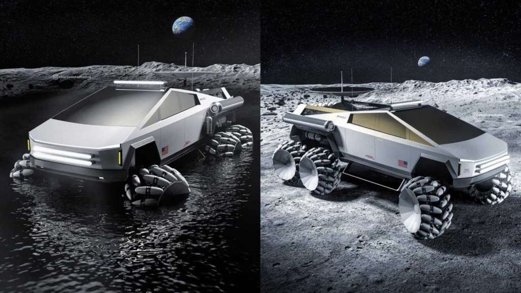 Tesla Cybertruck Moon Rover 3