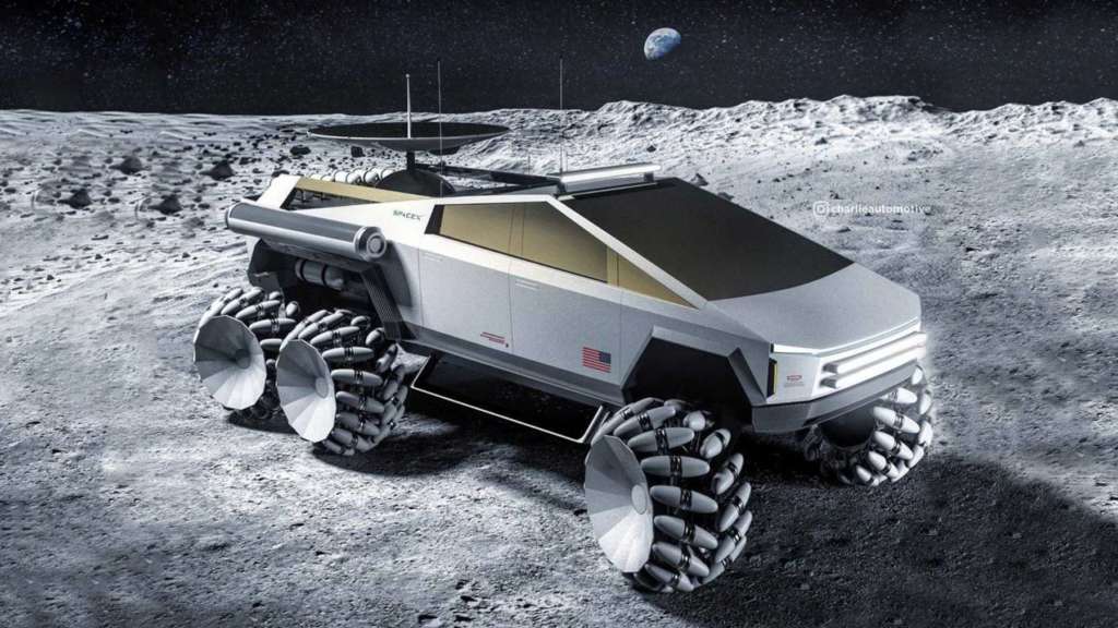 Tesla Cybertruck Moon Rover 1
