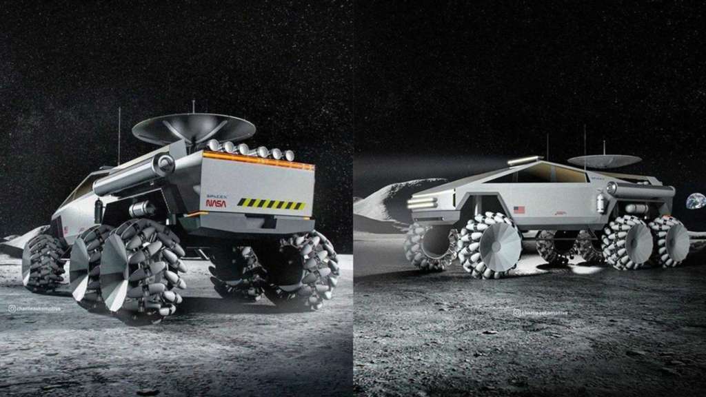 Tesla Cybertruck Moon Rover 2